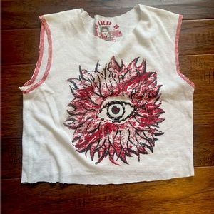 Y2K muscle cropped tee